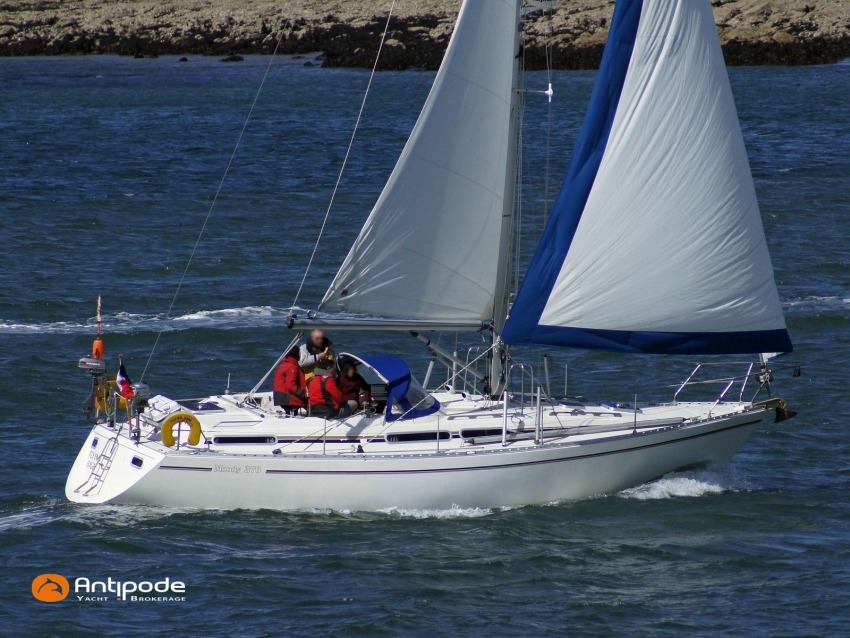 Bateau d'occasion Moody 376 de 1991 à vendre - photo 1